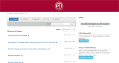 Desktop Screenshot of libguides.francis.edu
